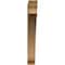 Ekena Millwork Thorton Traditional Rough Sawn Bracket, Western Red Cedar, 6"W x 48"D x 48"H BKT06X48X48THR01RWR - alternate 2